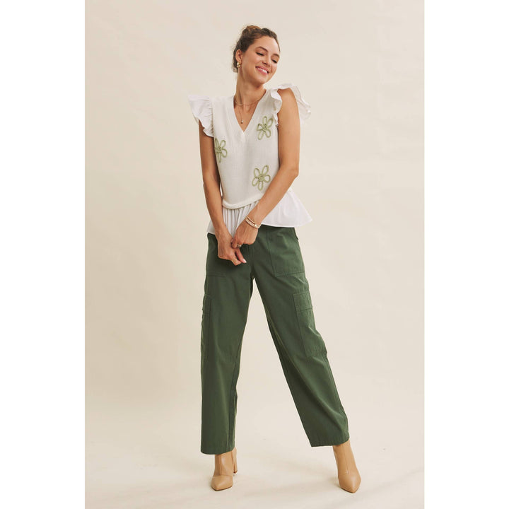 Endlessly Wearable Cotton Garment-Washed Cargo Pants