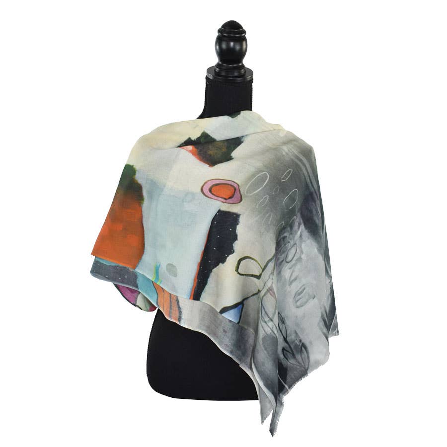Darion Modern Abstract Scarf