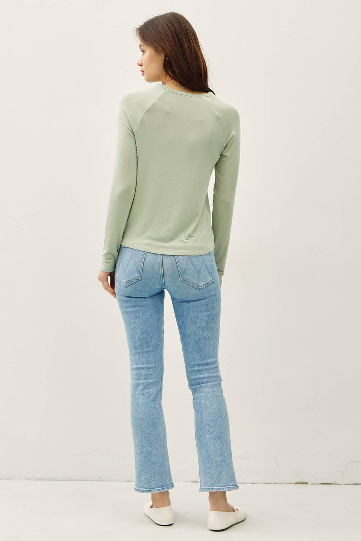 Modal Raglan Sleeve Tee