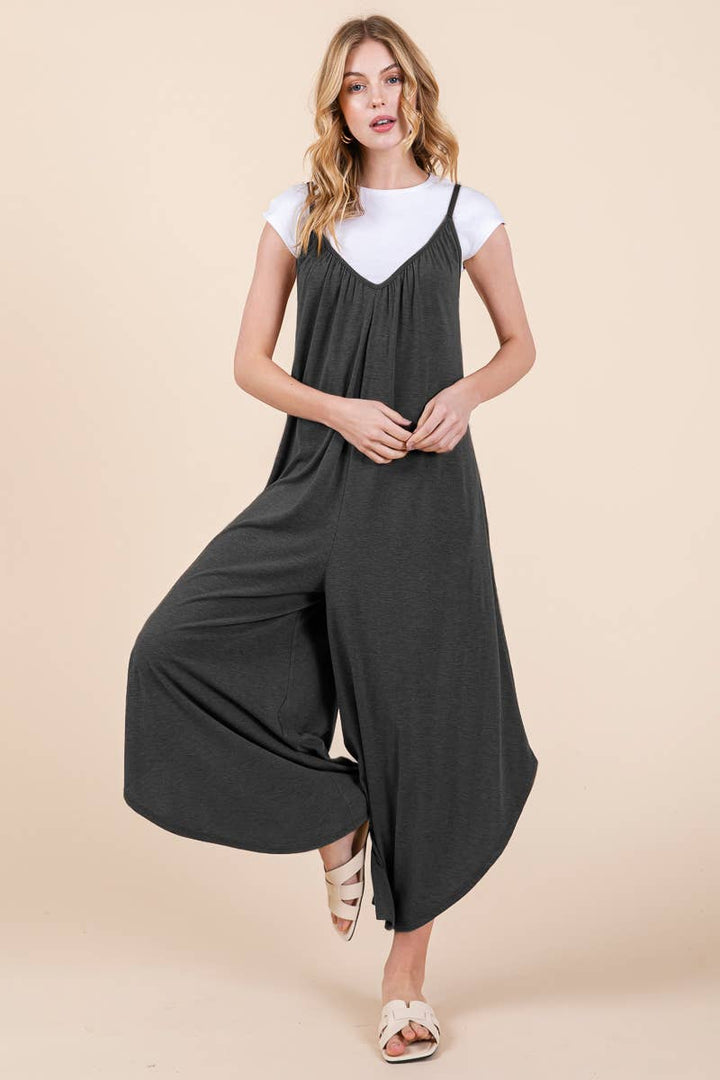 Plus Size Solid Jumper with Pockets