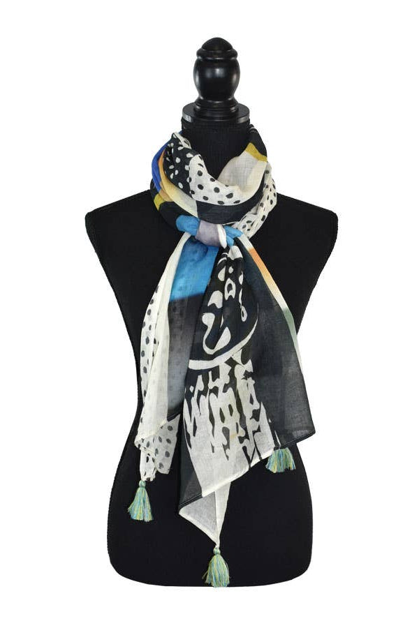 Wakana Modern Mixed Motif Scarf