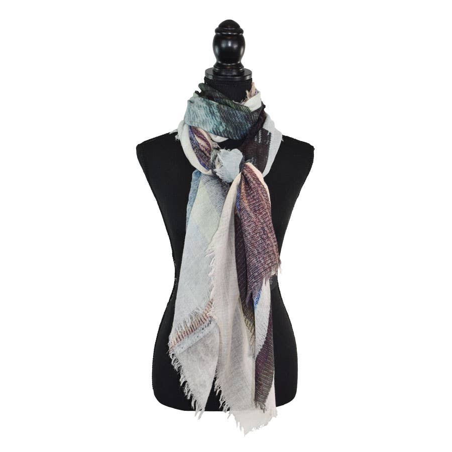 Lourdes Winter White Scarf