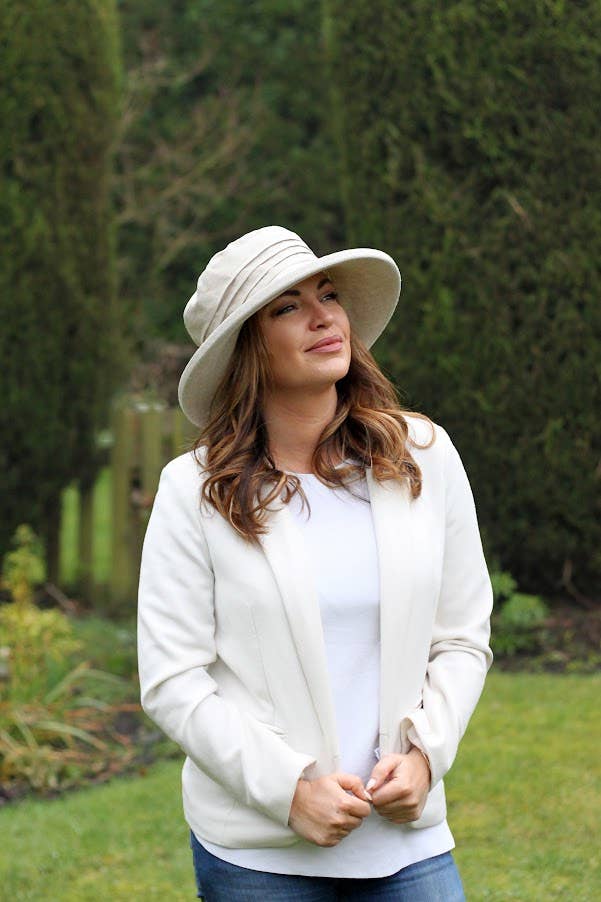 Large Brim Linen, Packable Sun Hat