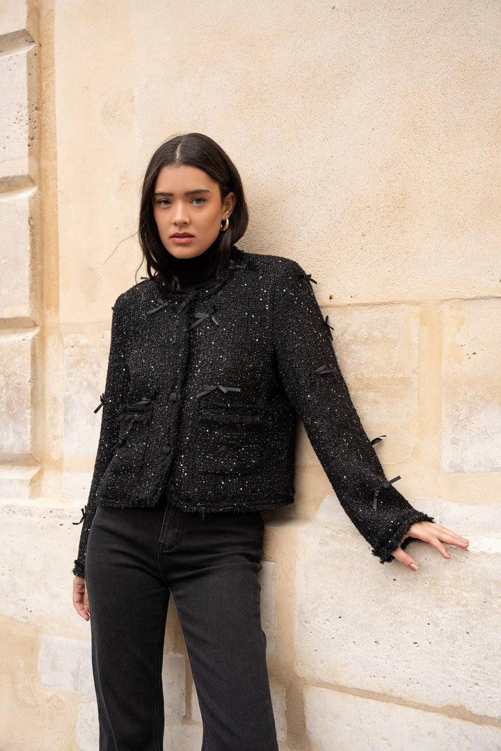 Lola Tweed Jacket with pockets