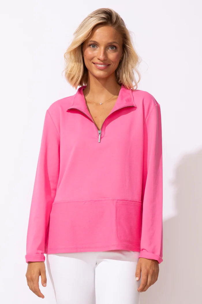 Ocean Front Terry Quarter Zip Pullover