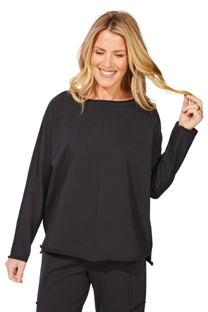 Ocean Front Terry Relaxed Roll Top