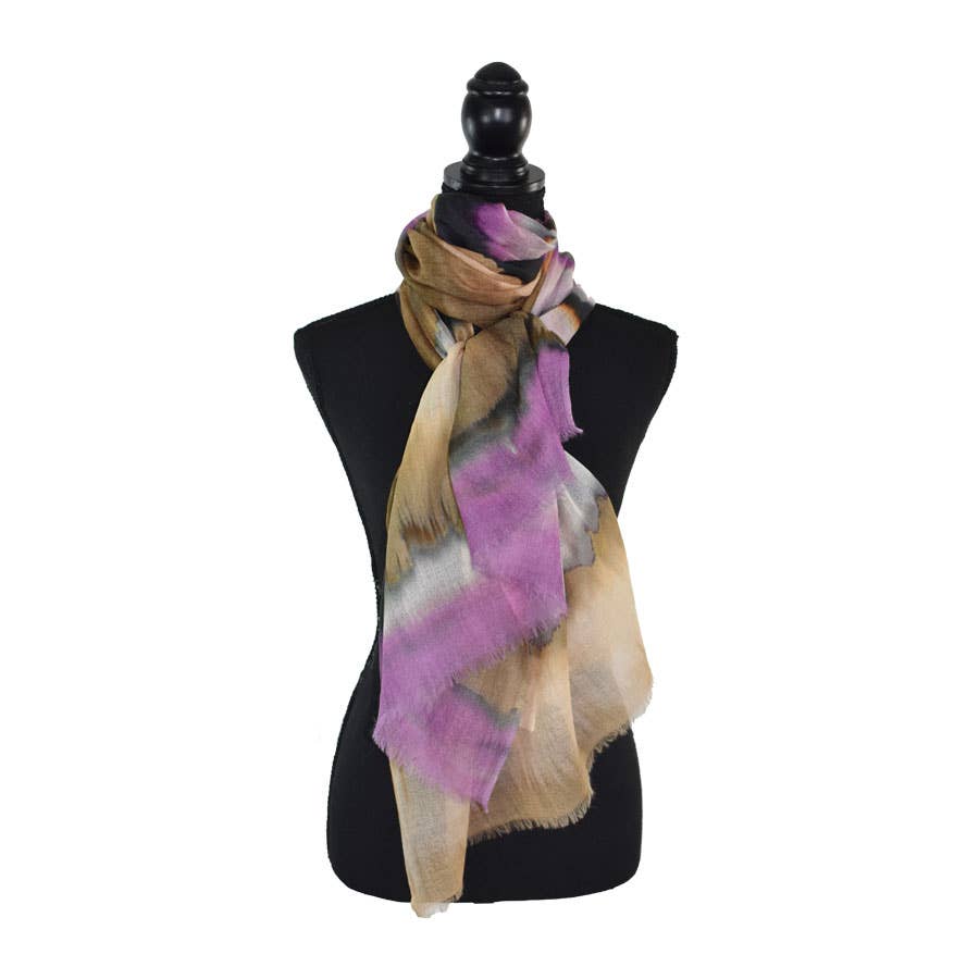 Rivondale Watercolor Stripe Scarf