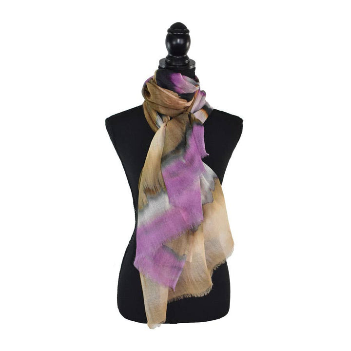 Rivondale Watercolor Stripe Scarf