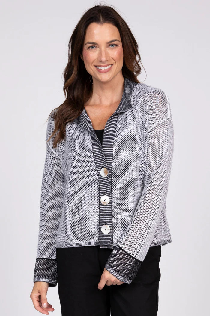 Mesh Stitch Cardigan