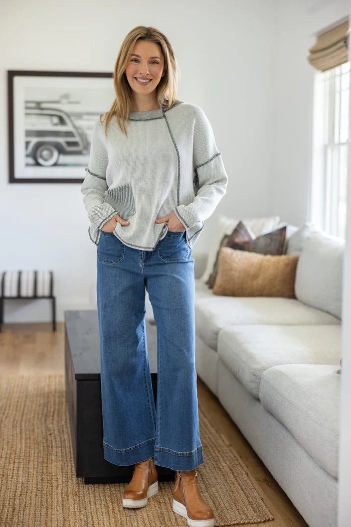 Opposites Attract Inside Out Pullover