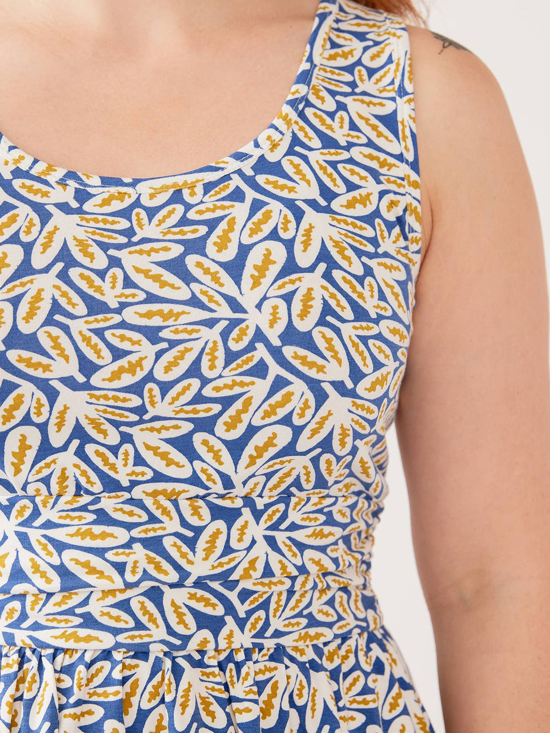Asheville Dress Fern Beats Blue