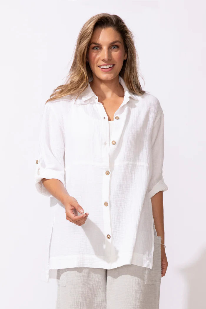 Sunkiss Cotton Gauze Beach Shirt