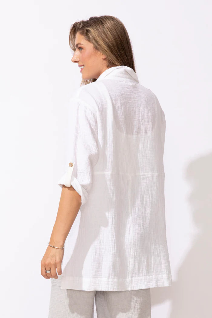 Sunkiss Cotton Gauze Beach Shirt