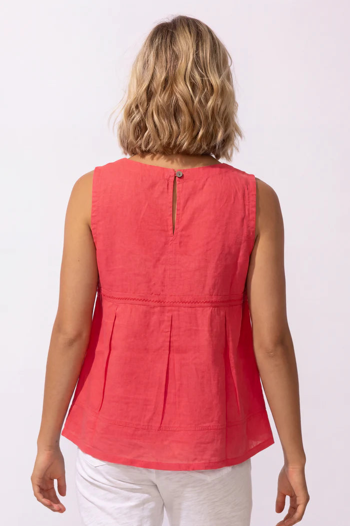 Lake Linen Getaway Tank