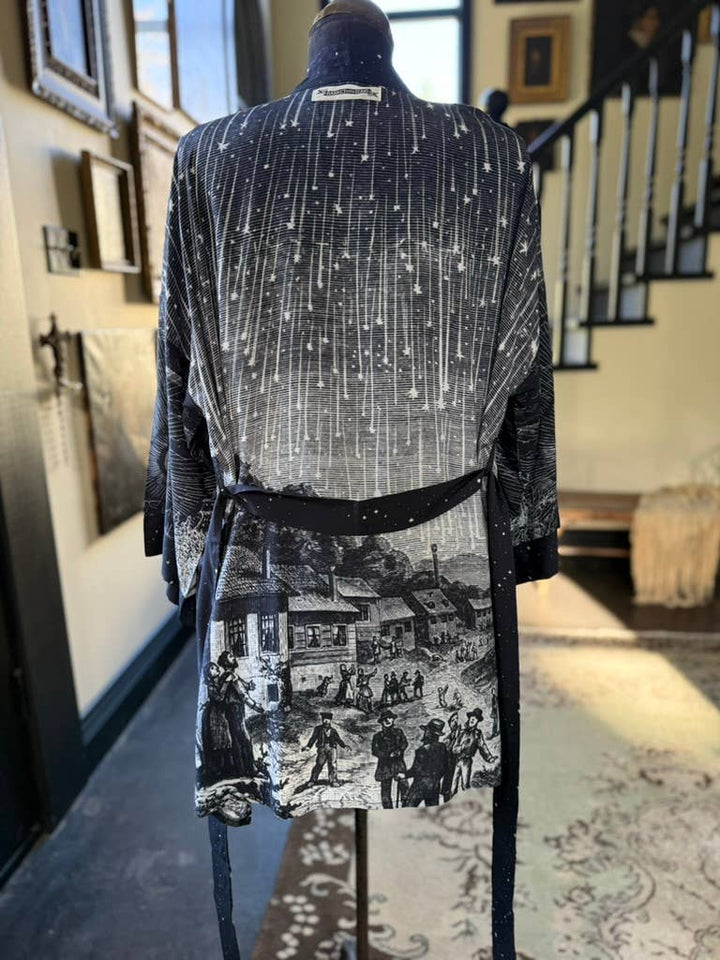The Stargazer Matineé Duster (mid-length) w/ Celestial Print