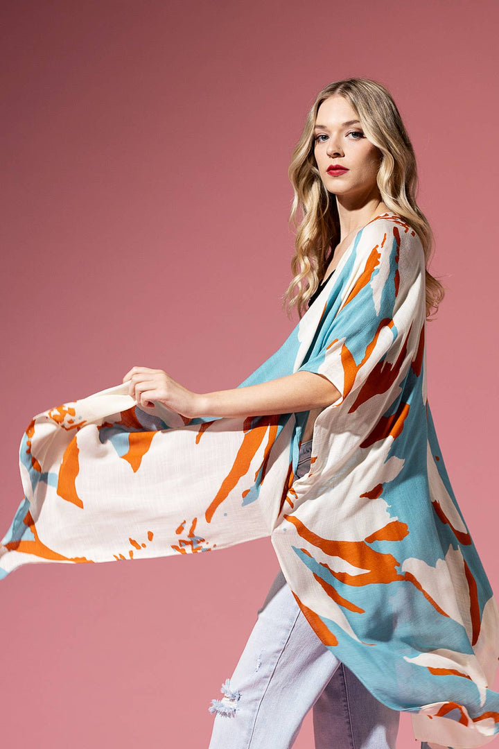 Sweeping Floral Kimono