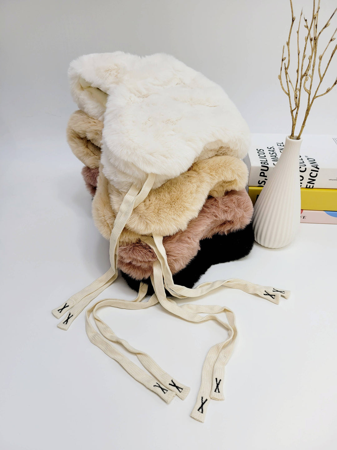 Faux Fur Trapper Hat with Ear Flap