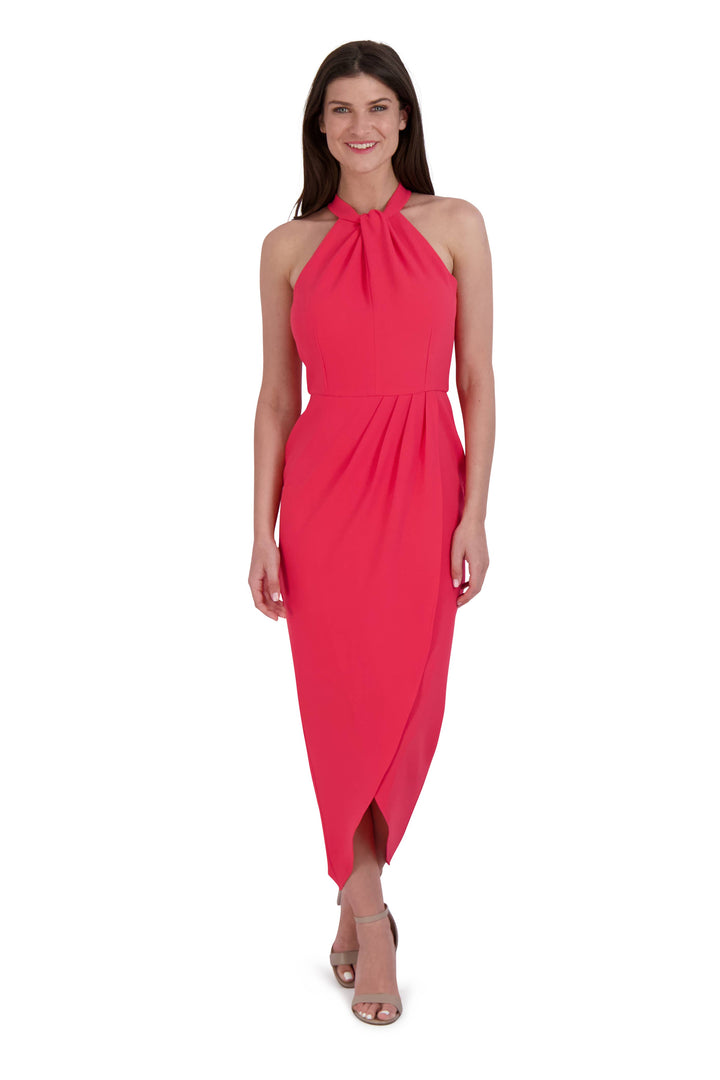 Julia Jordan Knot Neck Maxi Dress
