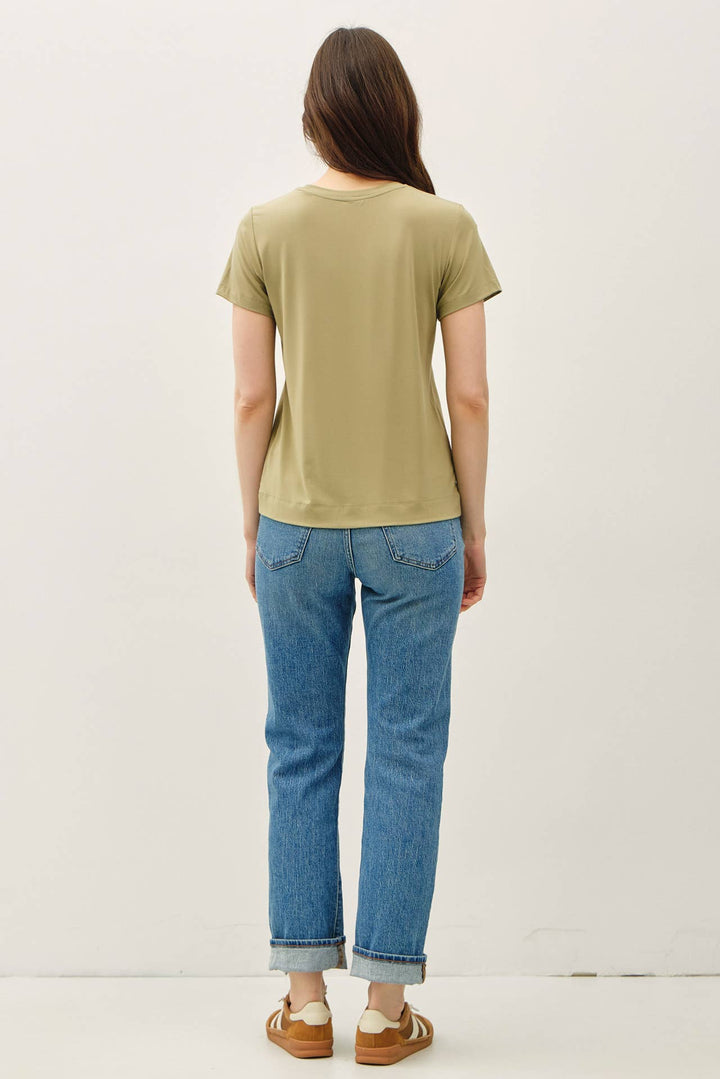 Bamboo/Modal Basic Round Neck T-Shirt