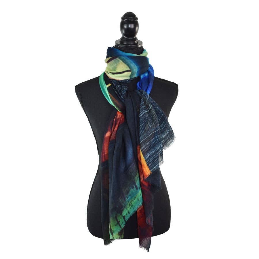 Aurelia Contemporary Fine Wool Scarf
