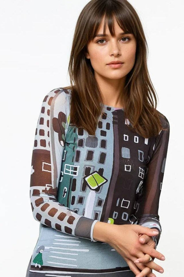 Manhattan - Florence Double Sheer Top