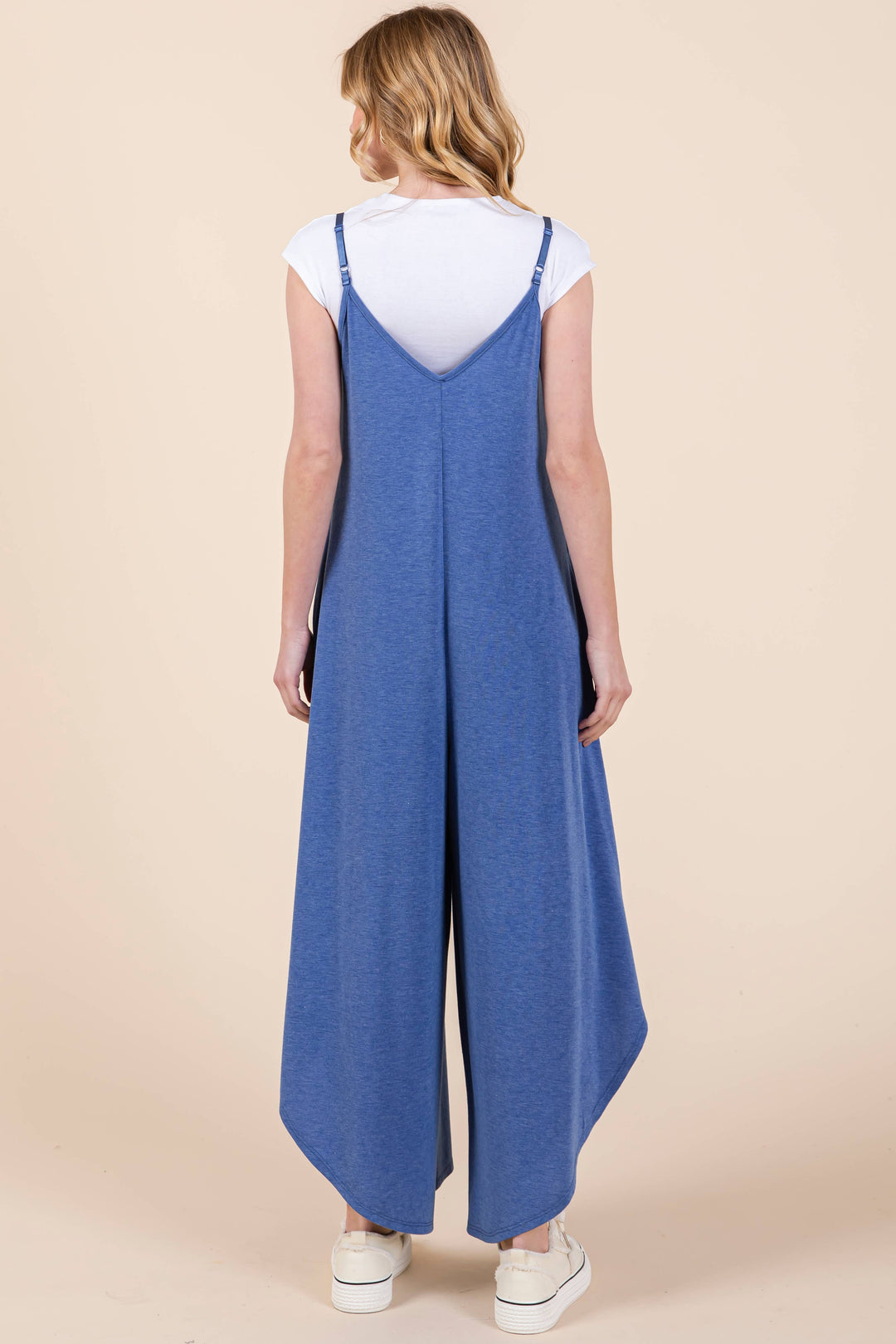 Plus Size Solid Jumper with Pockets