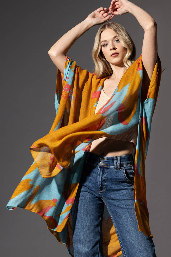 Sweeping Floral Kimono