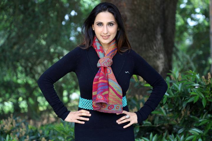 Neck scarf ~ Fuchsia