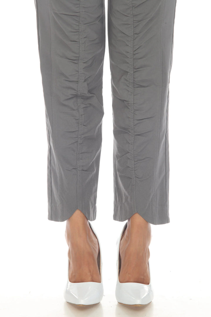 Touch of Gray Ruched Front Pant