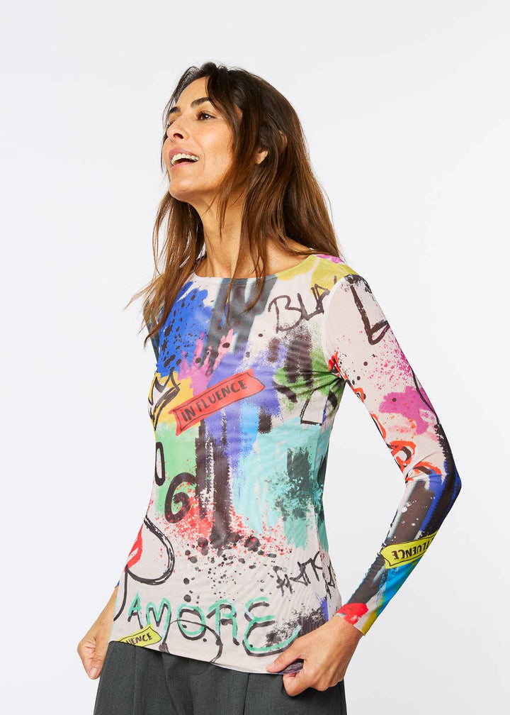 Amore - Florence Double Sheer Top