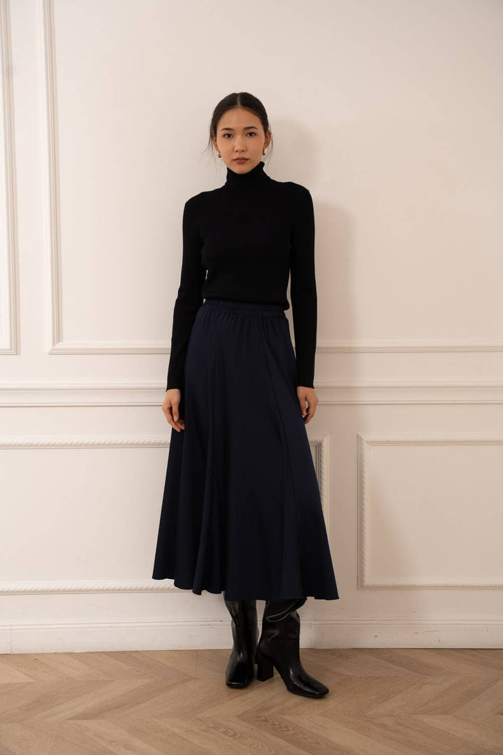 Valentine Skirt in Solid Satin