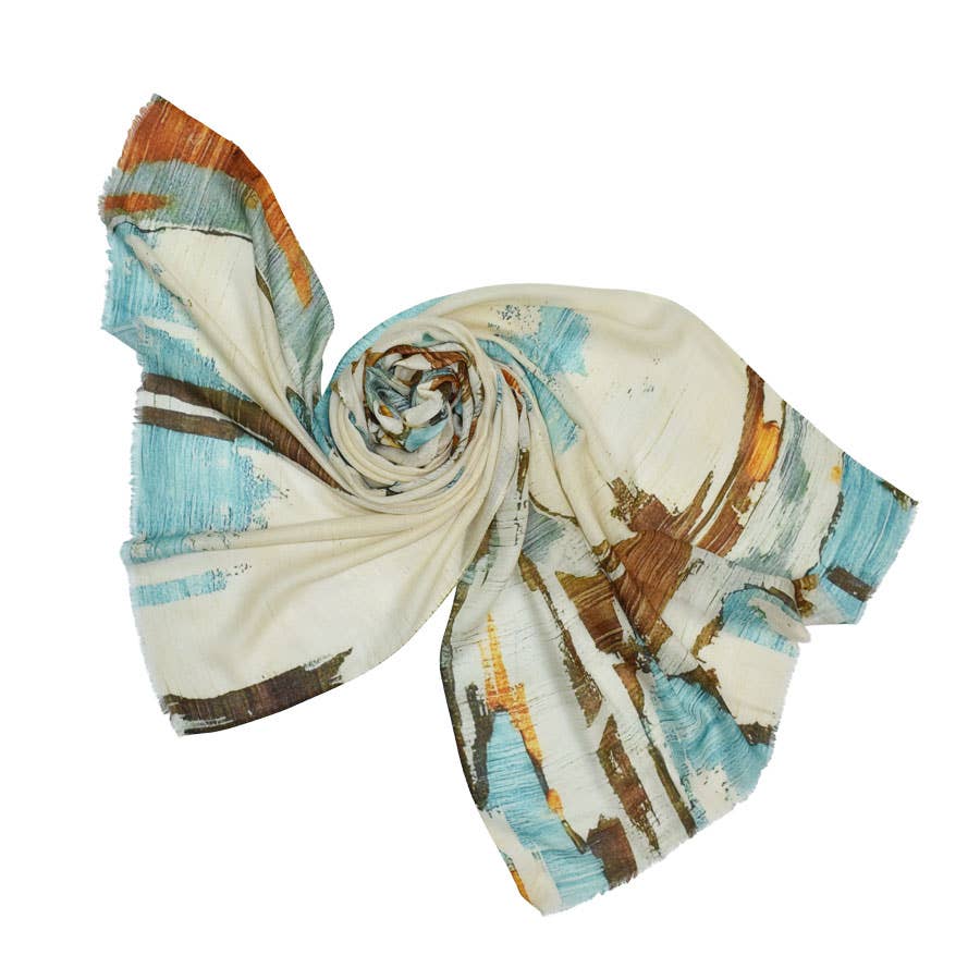 Iverson Abstract Modal Blend Scarf