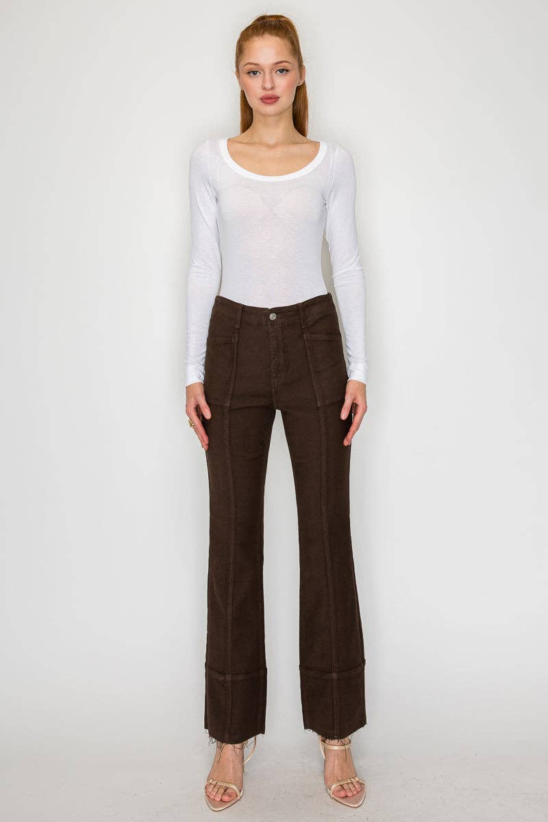 Tummy Control High Rise Bootcut PFD Jeans