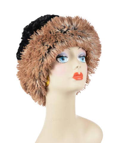 Beanie Faux Fur Reversible - Two-Tone