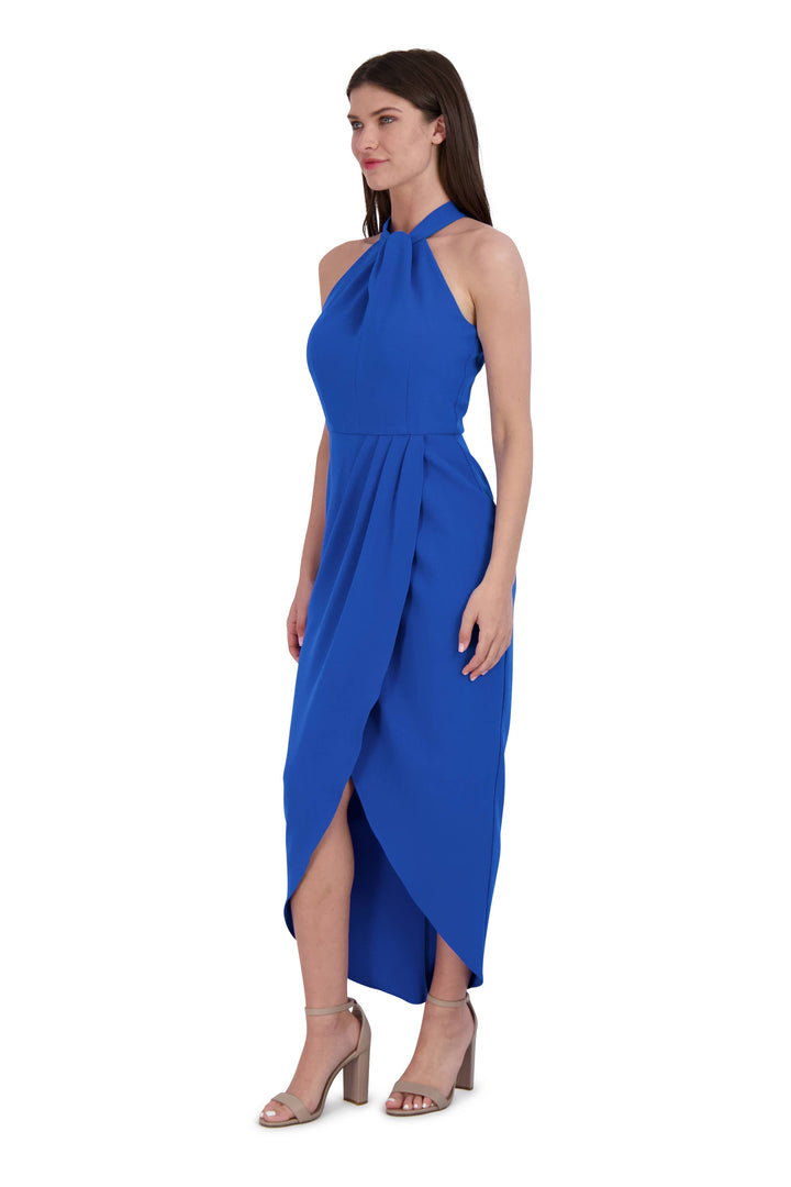 Julia Jordan Knot Neck Maxi Dress