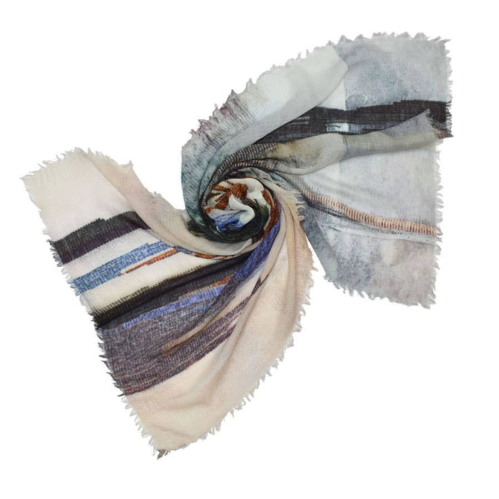 Lourdes Winter White Scarf