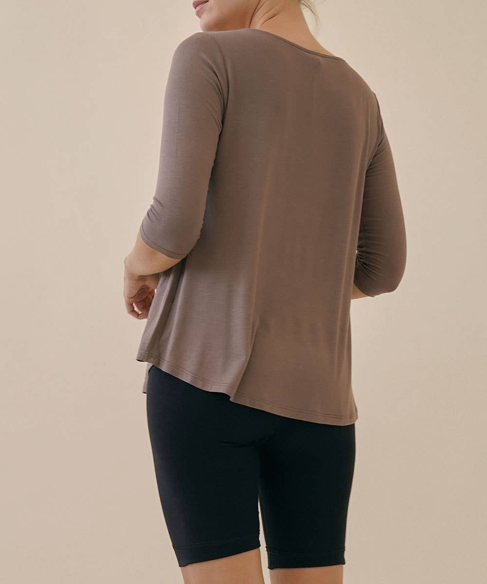 Bamboo Elbow Sleeve Top