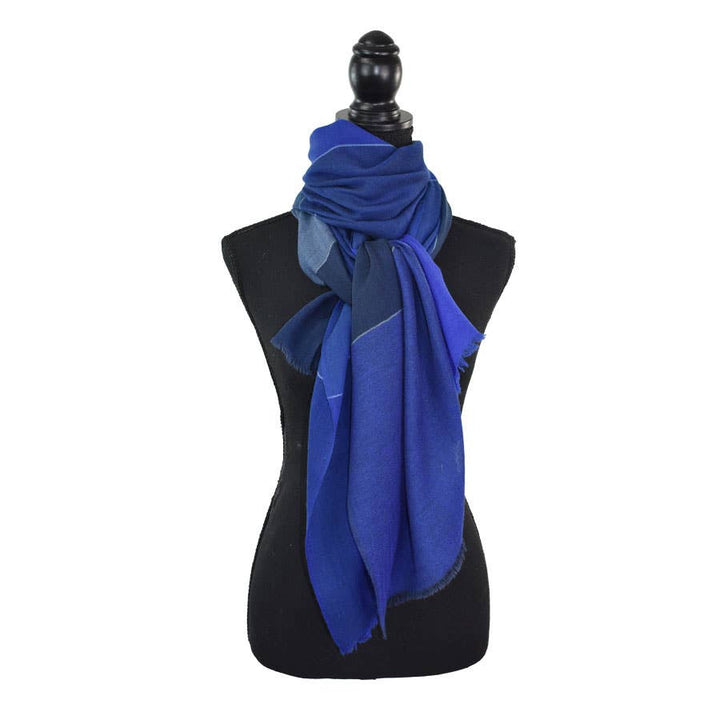 Racene Color Block Wool Scarf