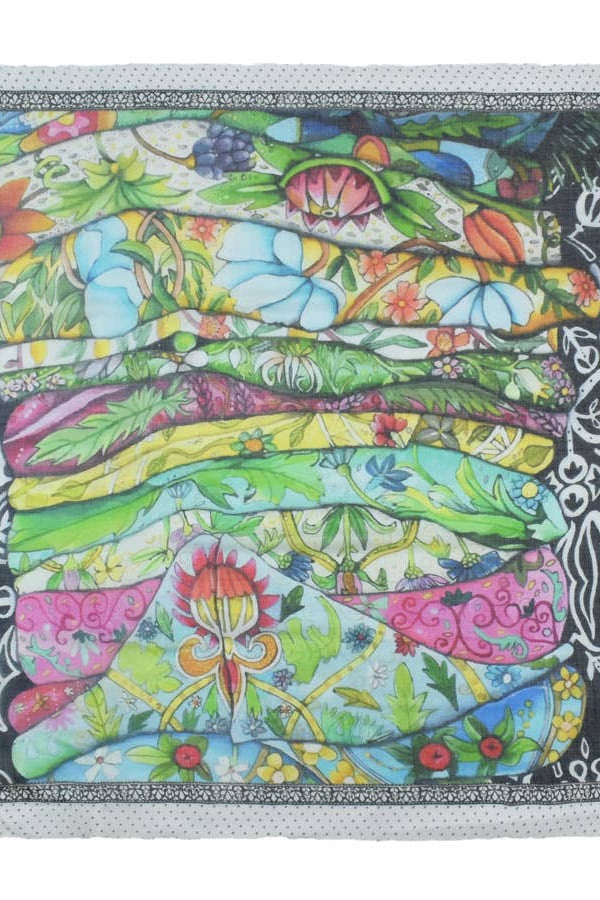 Aishani Whimsical Square Scarf