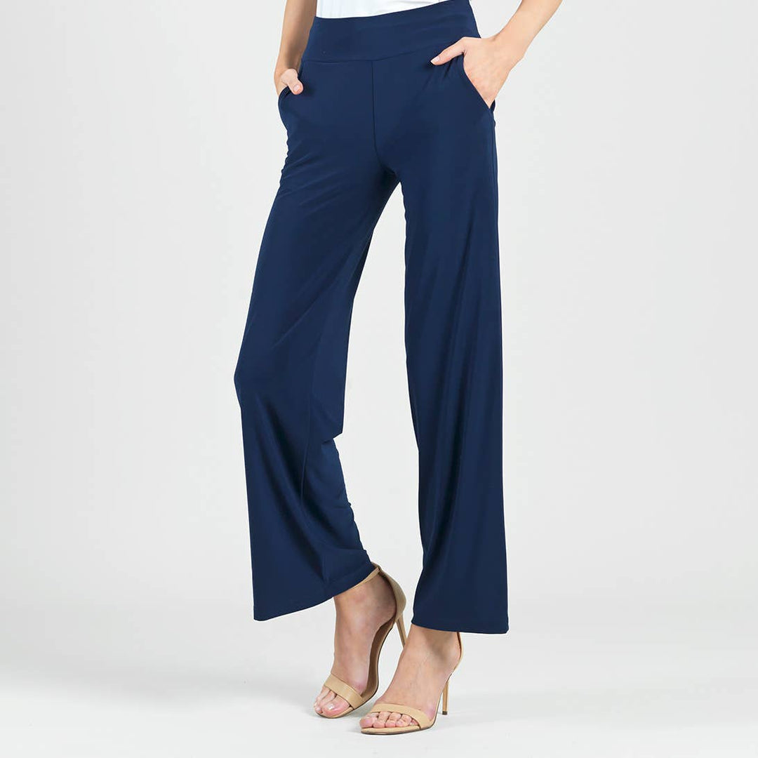 Wide Leg Pocket Pant: Brown