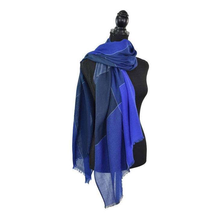 Racene Color Block Wool Scarf