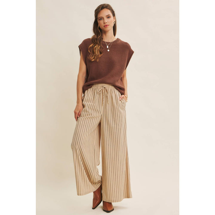 Endlessly Wearable Striped Corduroy Comfy Wide-Leg Pants