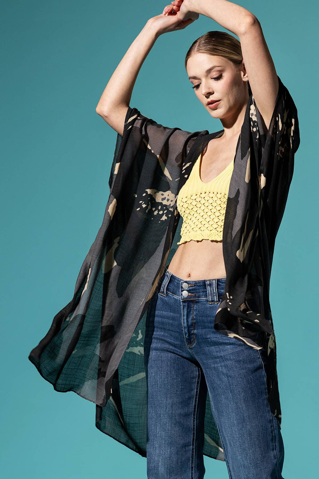 Sweeping Floral Kimono