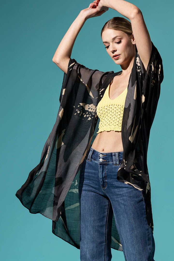 Sweeping Floral Kimono