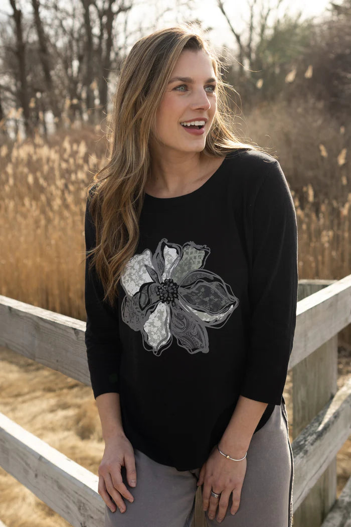 Destination Flower Hi-Lo Tee