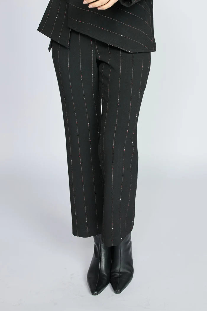 Pinstripe Kick Flare Pant