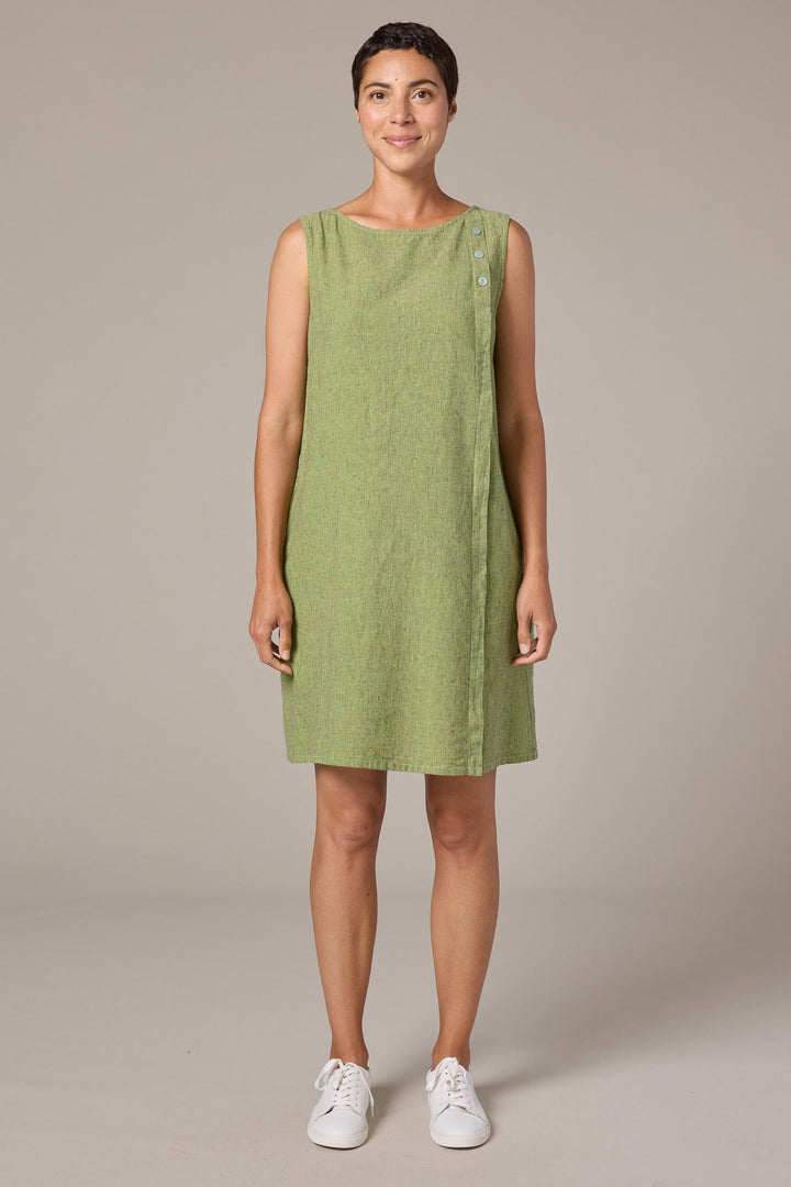 Button Shift Dress