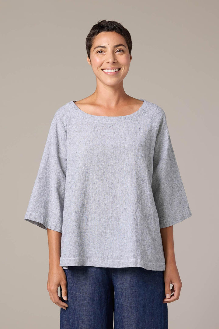 Wide Sleeve One Size Top