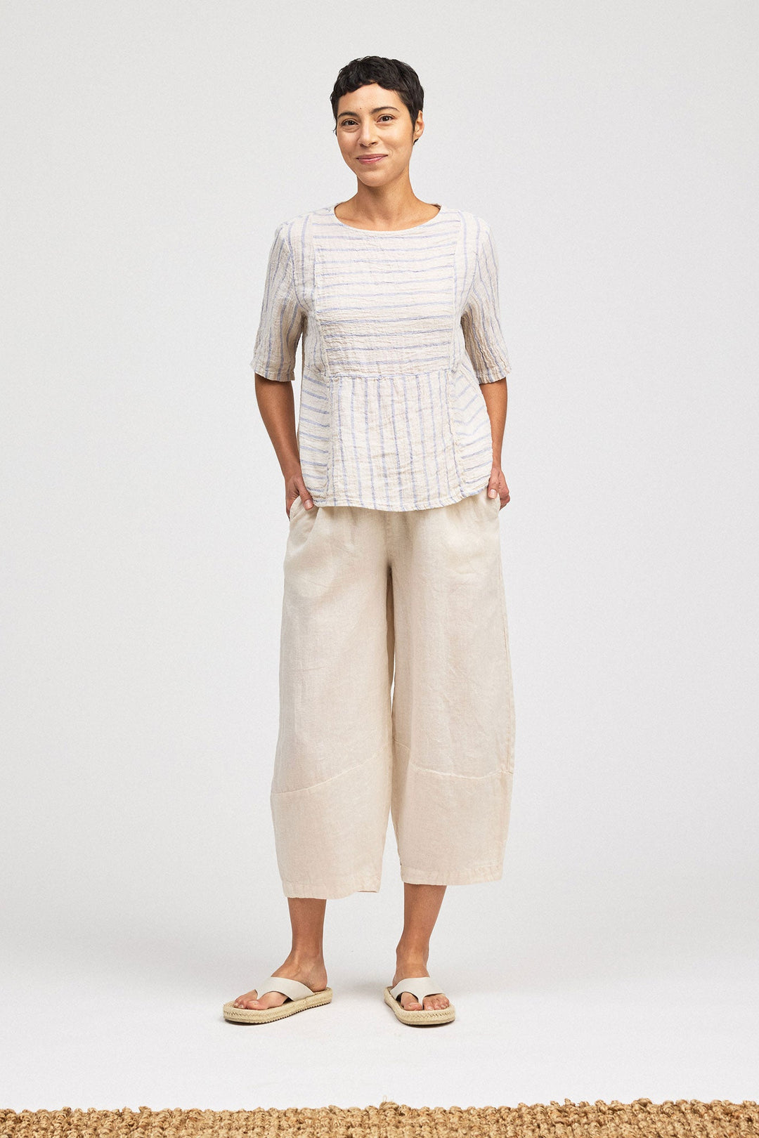 Lantern Linen Pant