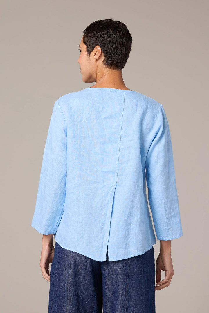 Behind Your Back 3/4 Sleeve Blouse